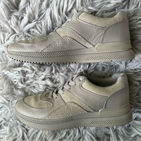 Everlane O The Trainer lace up leather suede sneakers women’s shoe size 7.5 - Picture 6 of 11